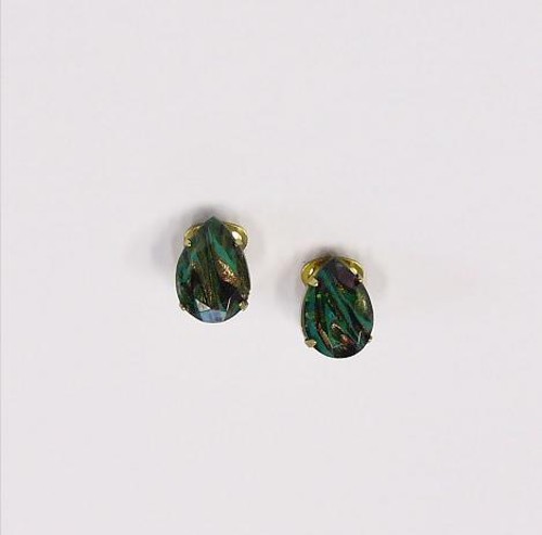elegant special stone earrings, clips
