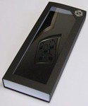 gift box for jewelry with a black background