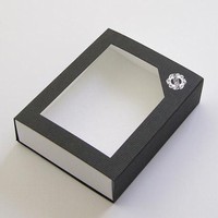 gift box for jewelry with a white background