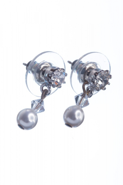 Jemné perlové náušnice se sluníčkem