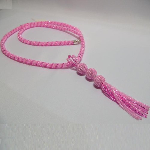 necklace, pink
