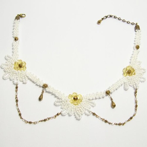 choker, white + lustre coat