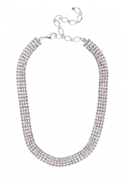 štrasový náhrdelník - obojek