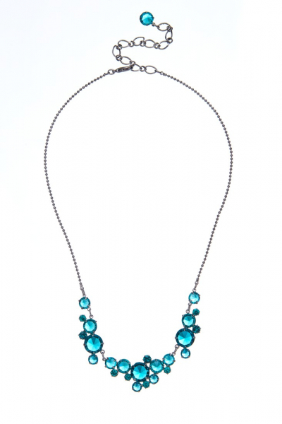 elegantní křišťálový náhrdelník