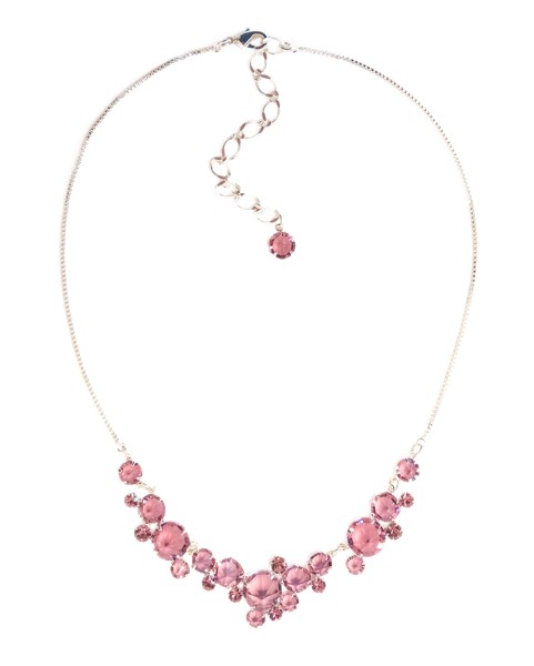 elegantní křišťálový náhrdelník