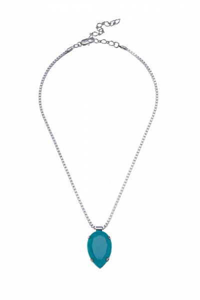 elegantní náhrdelník v rhodiu