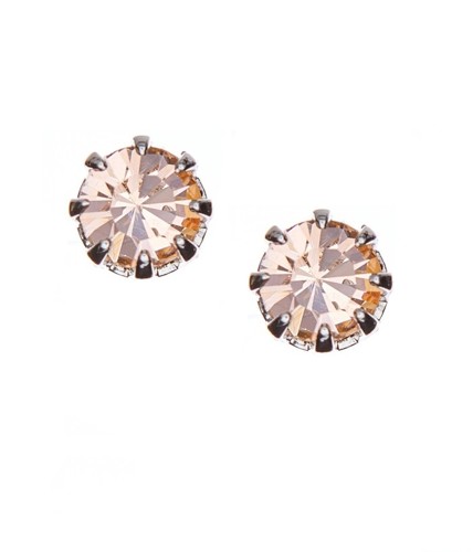 drobné peckové náušnice, light peach