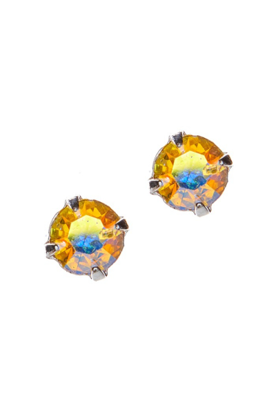 stud crystal earrings