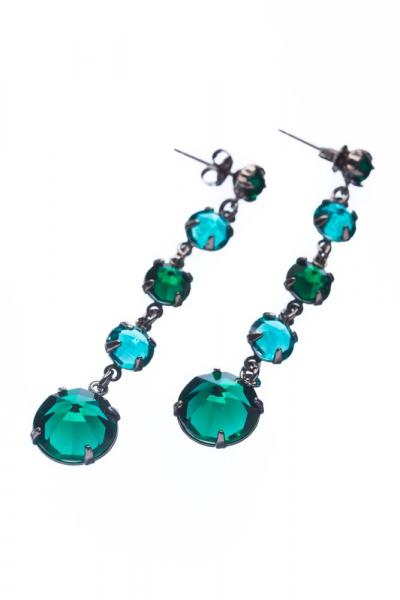 dangle earrings, paladium