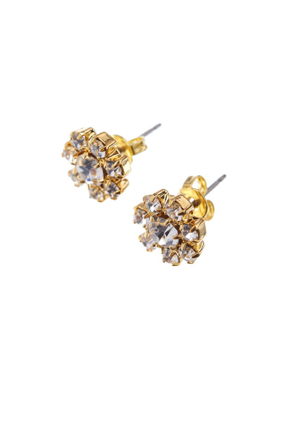 Drobné štrasové náušnice