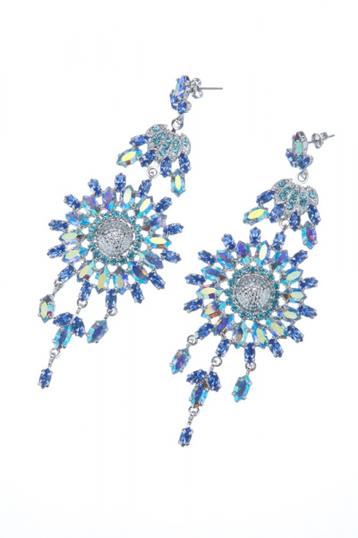 Bohaté visací náušnice