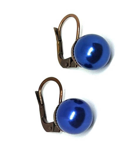 perlové náušnice na klapce