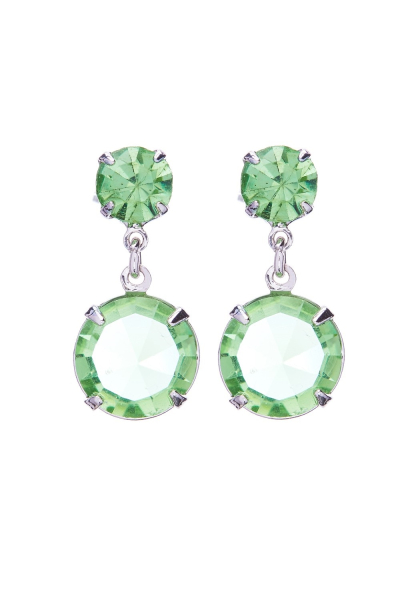 náušnice, stříbrná galvanizace