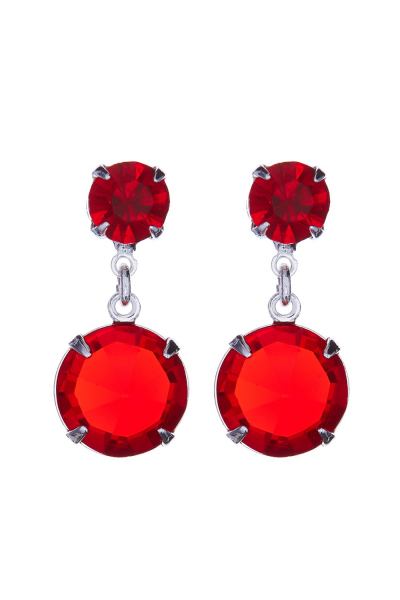 Light Siam krystalové náušnice