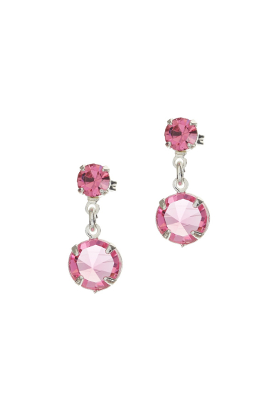 náušnice, stříbrná galvanizace