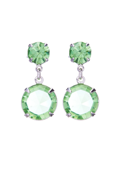 náušnice, stříbrná galvanizace