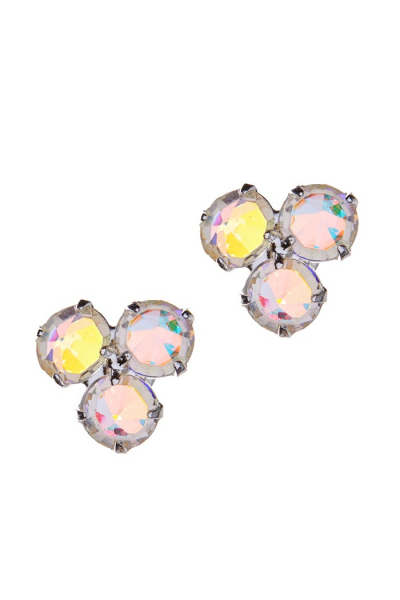 náušnice pecky, stříbrná galvanizace