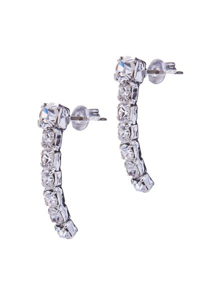 strass sngle line earrings