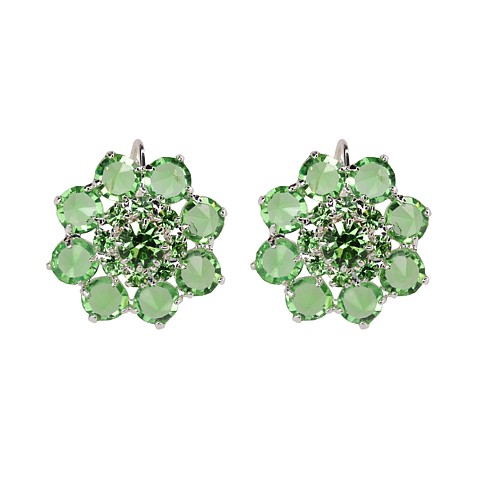 Náušnice kytička na klapce