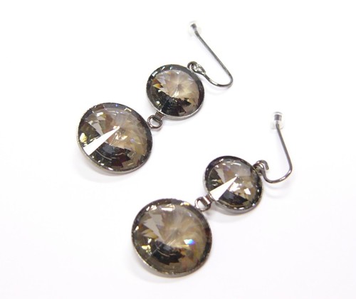 Náušnice z českých broušených rivol