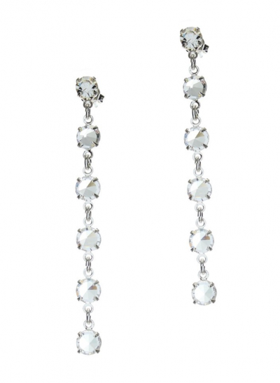 Jemné visací náušnice z českých šanelů