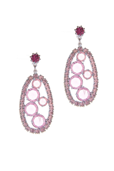 exklusivní náušnice, stříbrná galvanizace