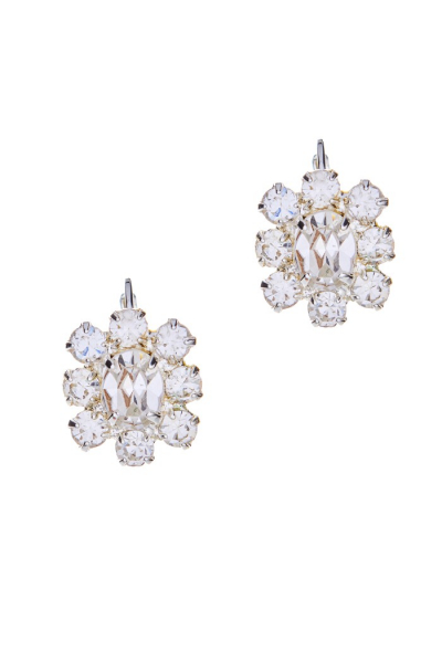 Třpytivé náušnice na klapce