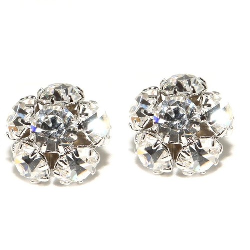 Módní náušnice – rhodiový pokov