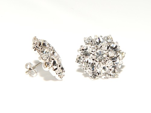 Štrasové náušnice – puzeta