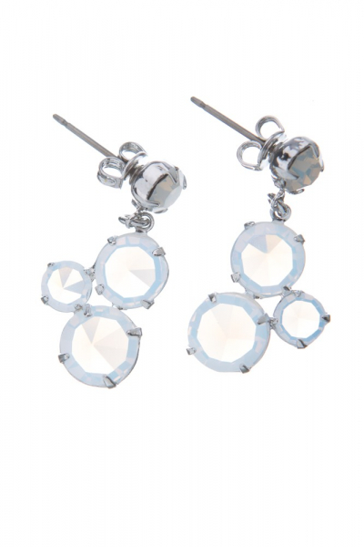 dangle opal earrings