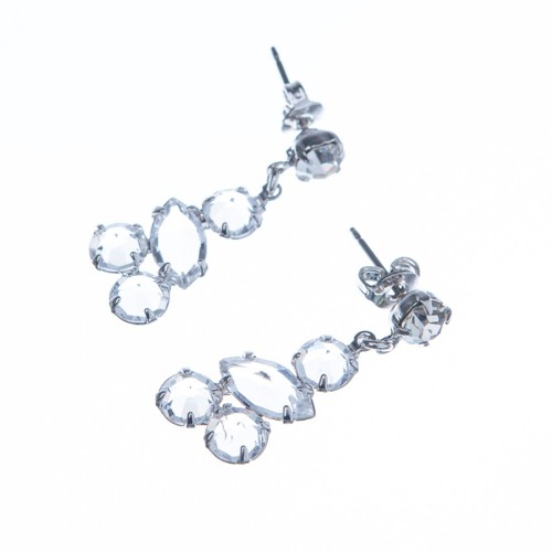 Jemné šanelové náušnice, puzeta