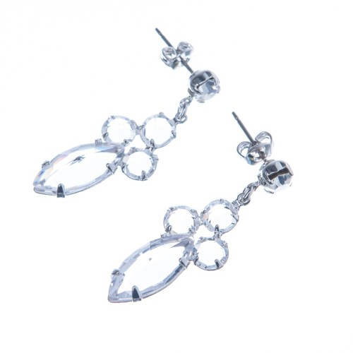 Jemné šanelové náušnice