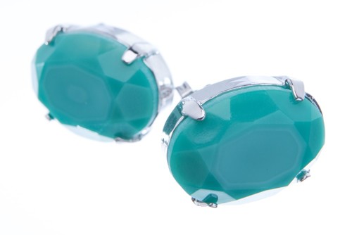 Náušnice se speciálním kamenem, tyrkys