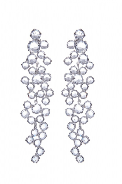 Dangle earrings from Czech rhinestones