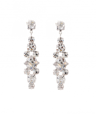 Visací krystalové náušnice