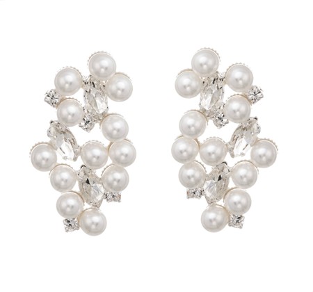 Krystalovo perličkové náušnice