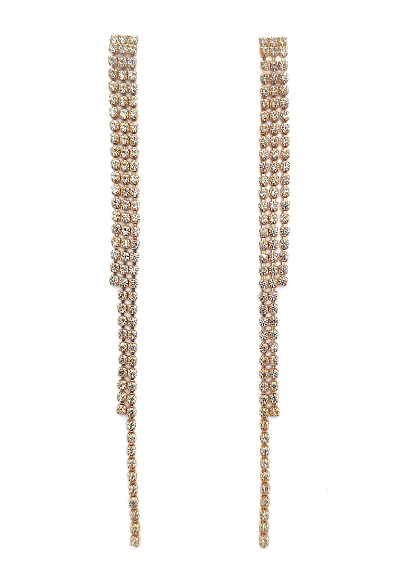 long crystal fringes