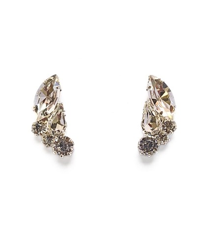 krystalové náušnice pecky