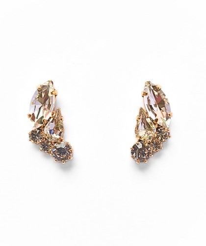 krystalové náušnice pecky