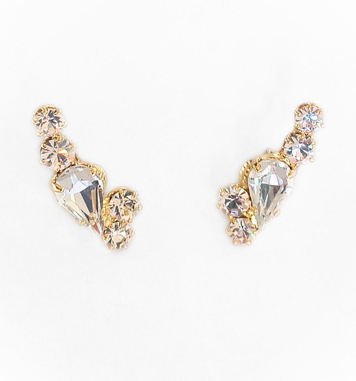 jemné náušnice klipsny