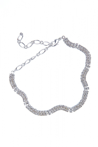 Jemný štrasový náramek