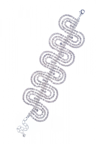 Exkluzivní štrasový náramek