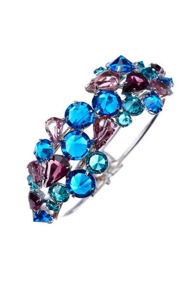 Exkluzivní módní náramek – multicolor studené barvy