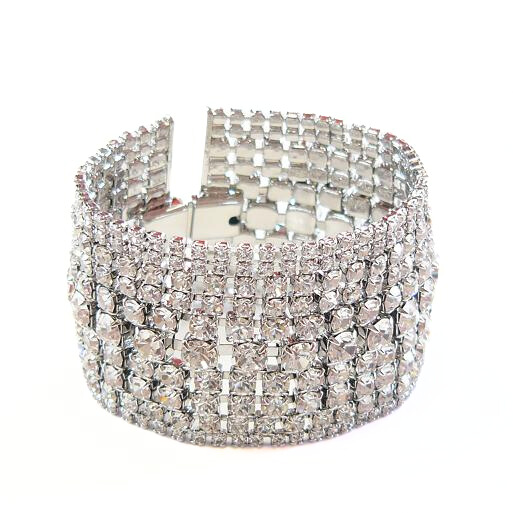 luxusní náramek ze třpytivých krystalů