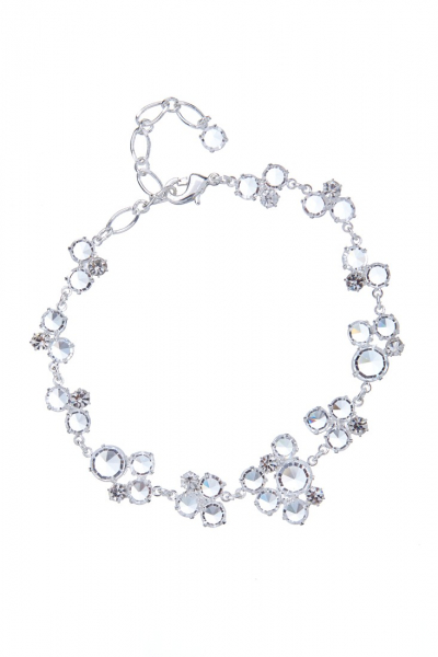 Elegant bracelet made from Czech rhinestones