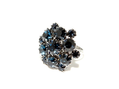 Exkluzivní prsten z českých broušených kamenů