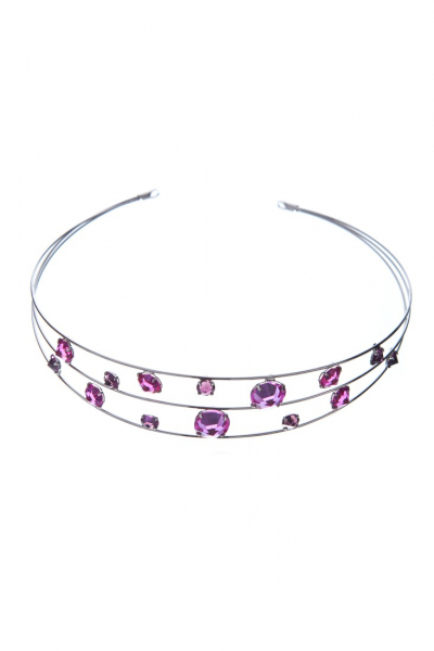 tiara fuchsia + amethyst / paladium