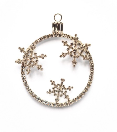 Krystalová vánoční ozdoba