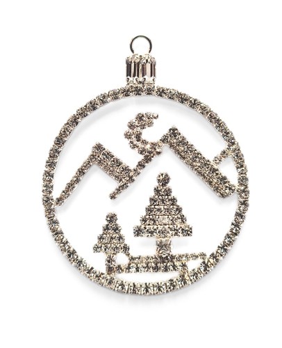 Krystalová vánoční ozdoba