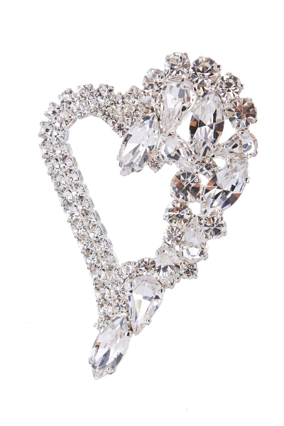 Brooch - Crystal Heart